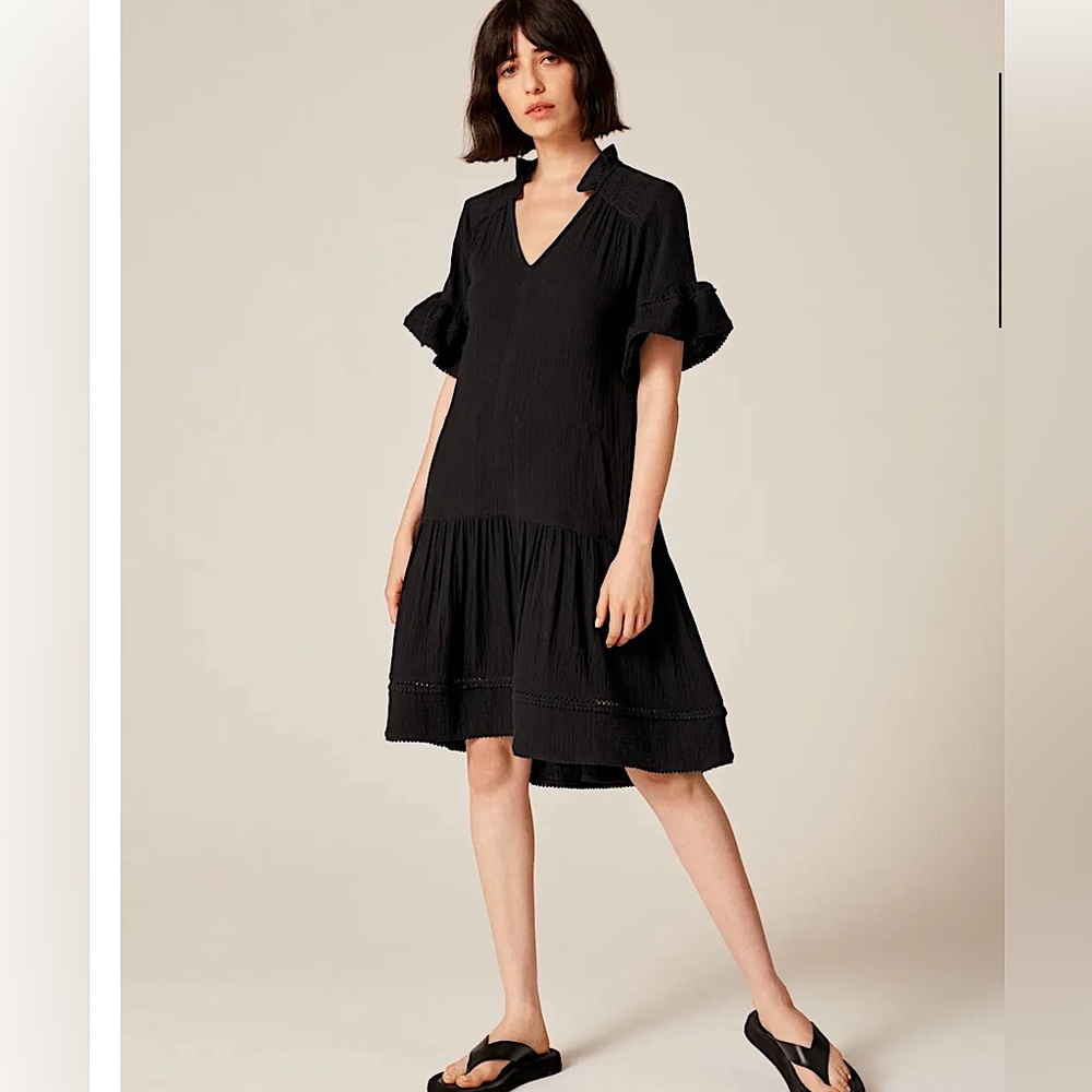 ME & EM black cotton swing dress